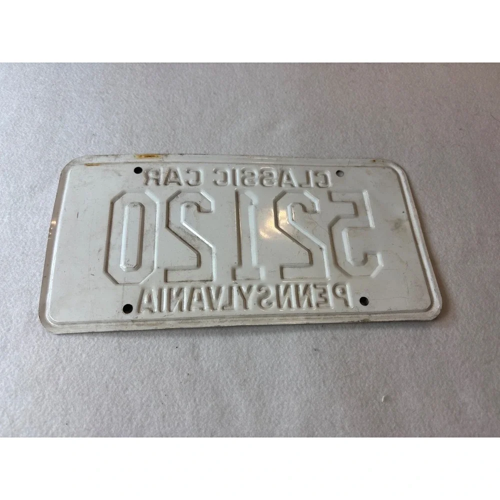 Pennsylvania Classic‎ Car License Plate 52120 Vintage Metal Novelty Decor